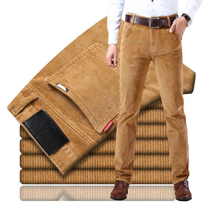 Corduroy Broek Klassiek Comfortabel Herenmodel