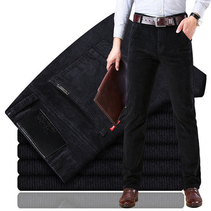 Corduroy Broek Klassiek Comfortabel Herenmodel