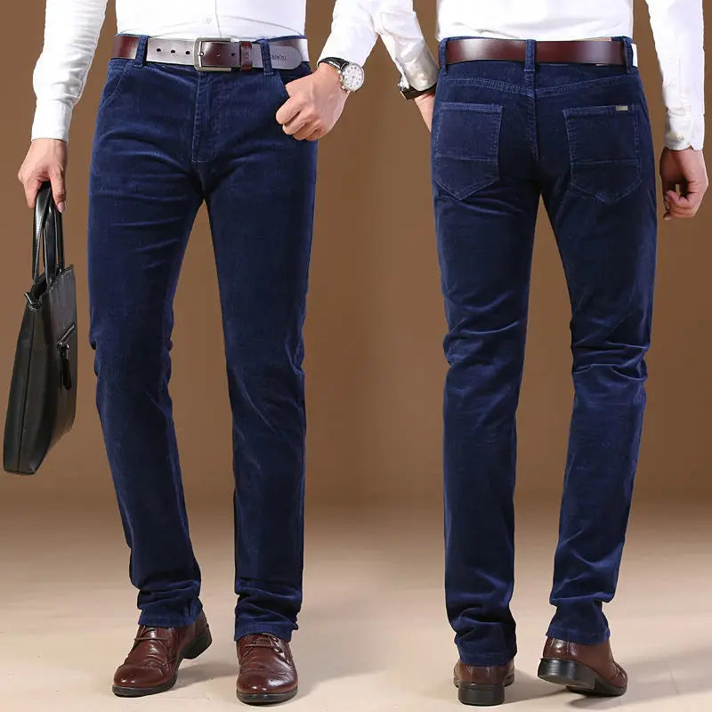 Corduroy Broek Klassiek Comfortabel Herenmodel