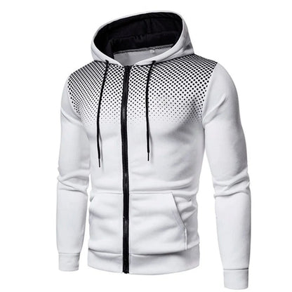 Heren Hoodie Jas Sportief en Functioneel Modern Design - StudioMarella