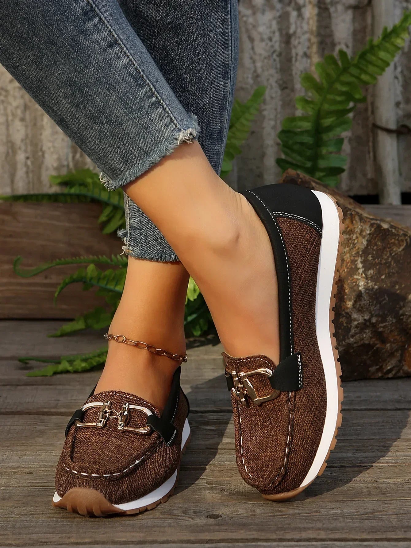 Dames Schoenen Casual Stoffen Loop schoenen