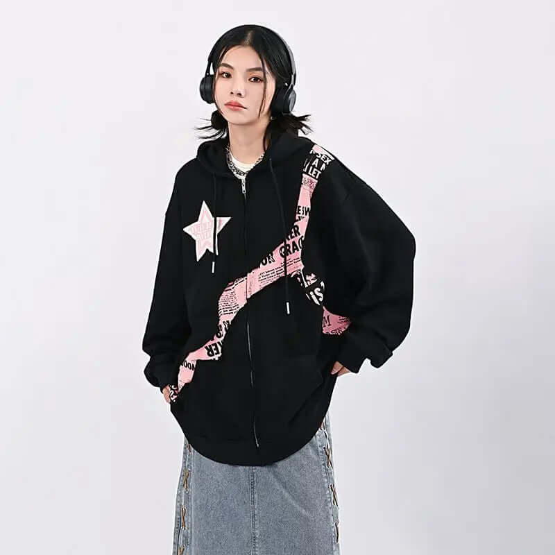 Dames Hoodie Oversized Comfortabel met Leuke Print