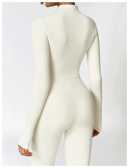 Warme Fleece Jumpsuit voor Vrouw met Stretch