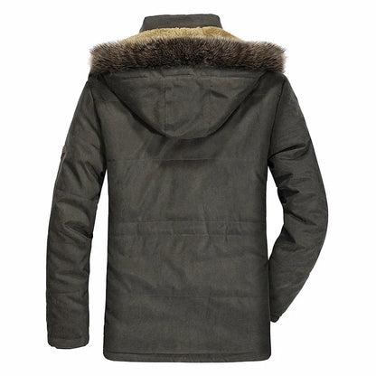 Heren Winterjas Waterdicht met Capuchon Warm en Comfortabel
