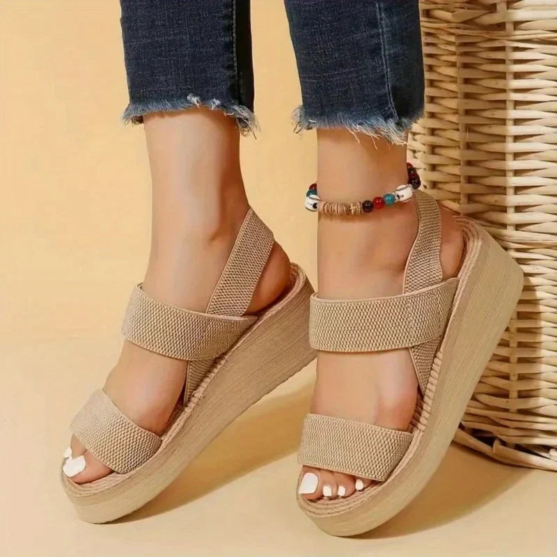 Comfortabele Sandalen met Hoge Hak voor Dames