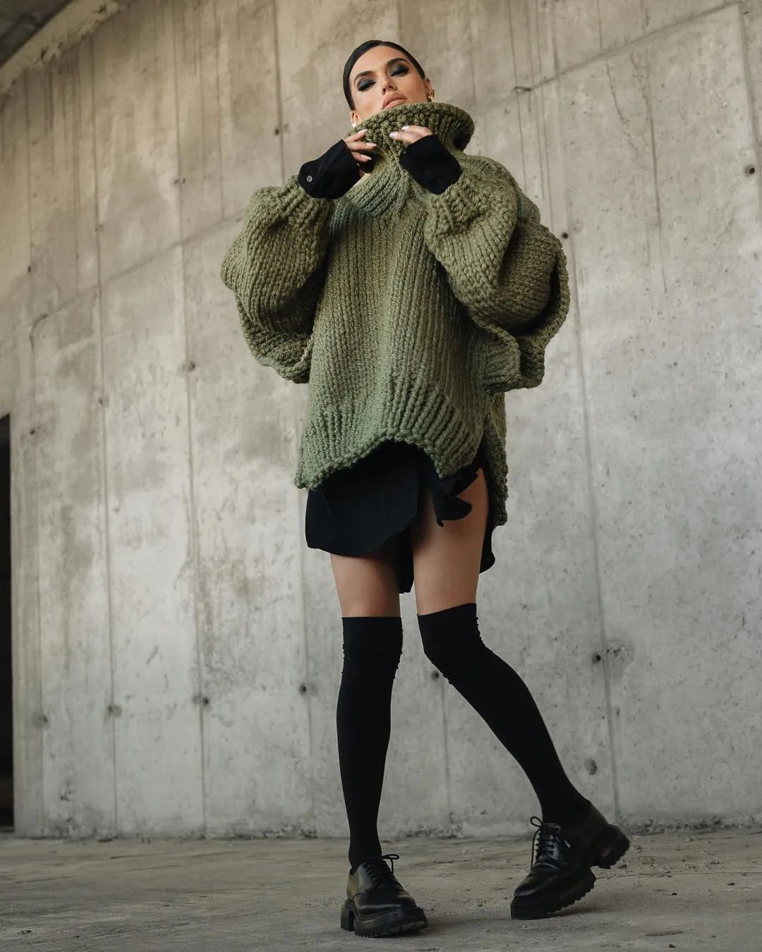 Oversized Trui Gebreide Zacht en Comfortabel voor Dames
