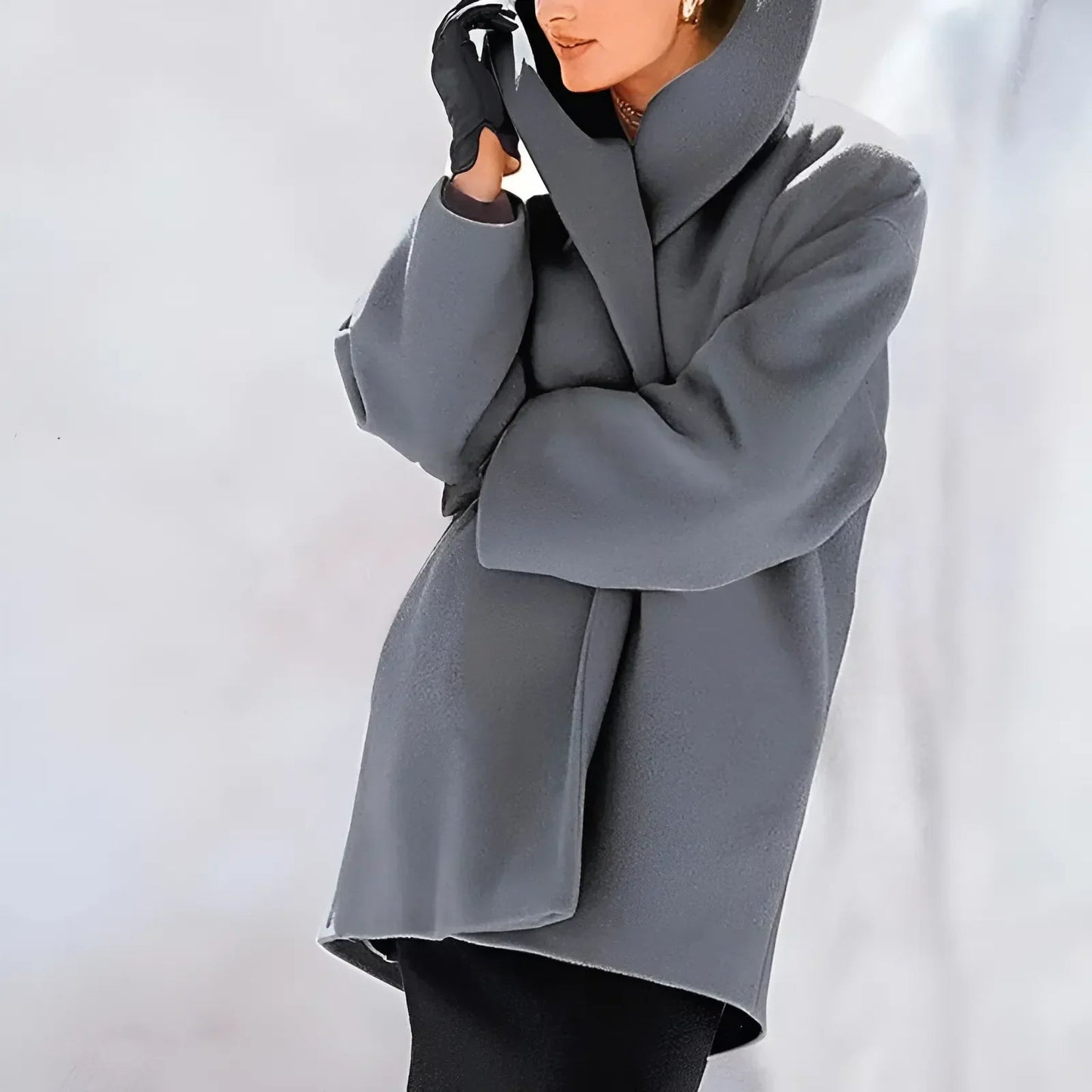 Dames Winterjas Warm en Oversized met Capuchon