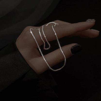 Sienna | Dames Kettingset - 925 Sterling Zilver, Delicaat en Minimalistisch 2