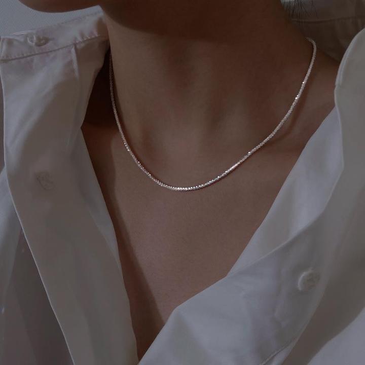 Sienna | Dames Kettingset - 925 Sterling Zilver, Delicaat en Minimalistisch 5