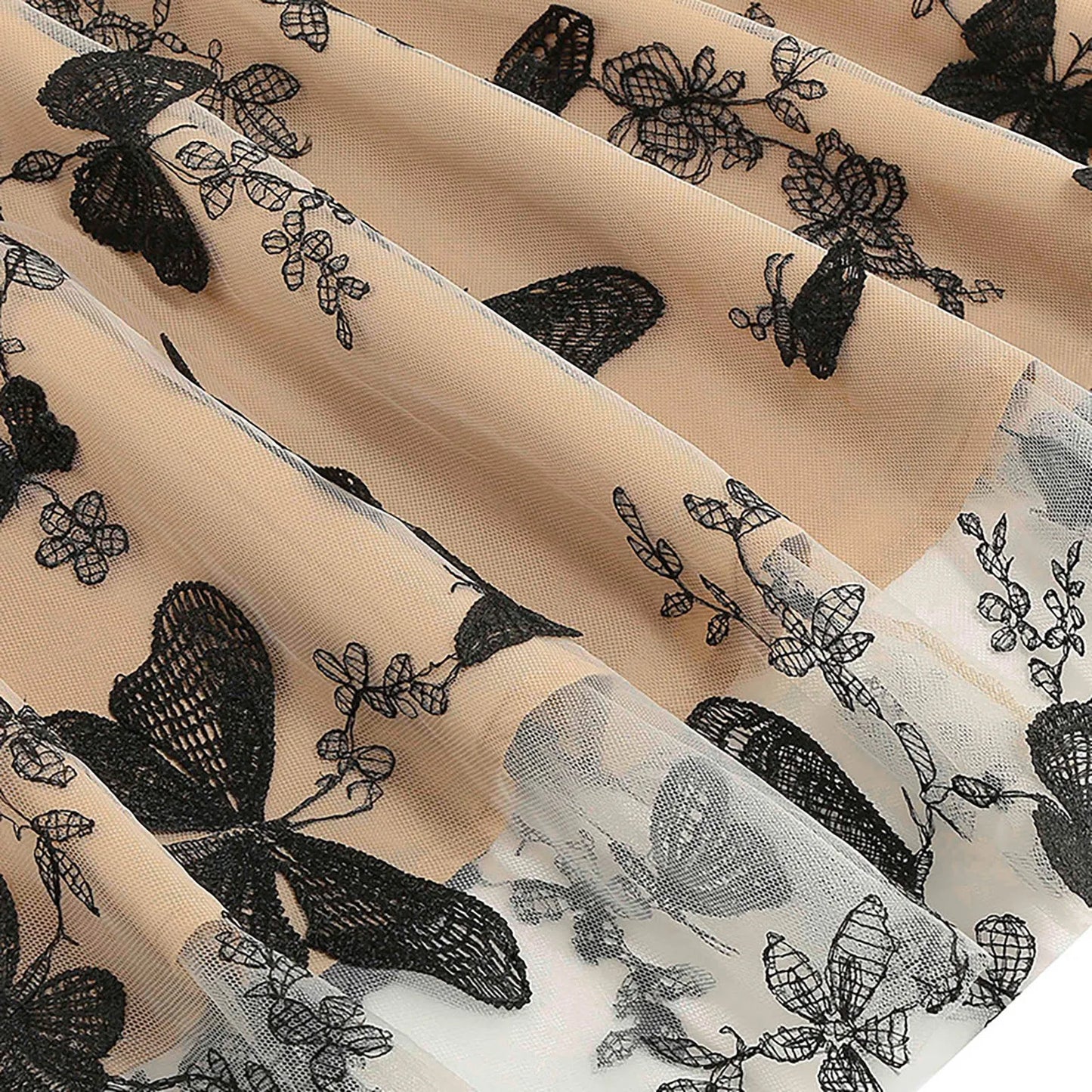 Zomerjurk Zwarte Print Vrouwenjurk voor Avond uit