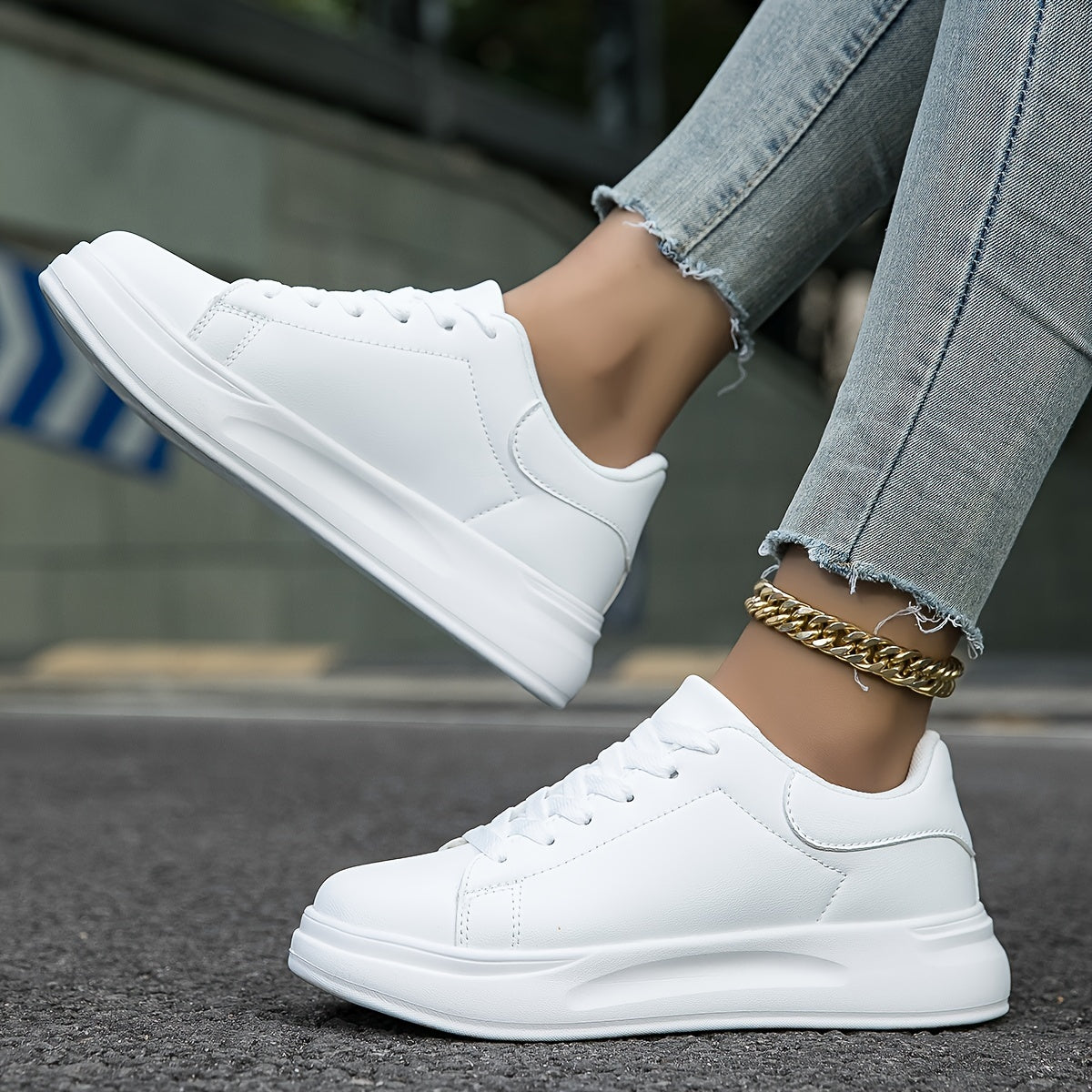Isabella | Comfortabele Lederen Sportschoenen