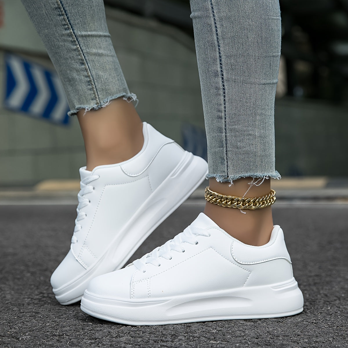 Isabella | Comfortabele Lederen Sportschoenen