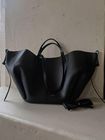 Leren Tote Bag Vintage Stijl voor Dames