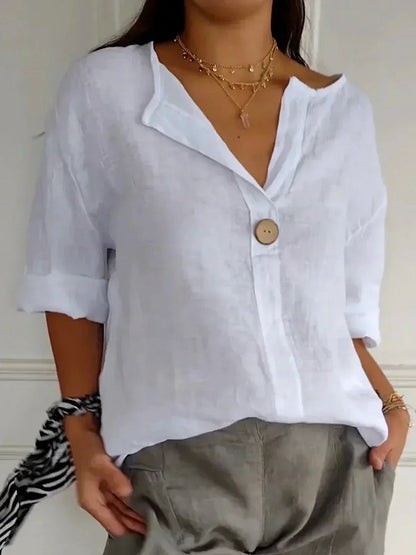 Sofie | Casual Damesblouse met V-Hals 4