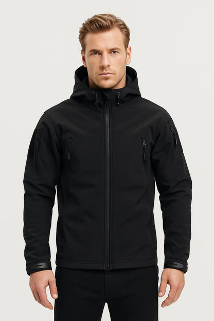 Heren Tussenjas met Capuchon en Rits Waterdicht Casual - StudioMarella