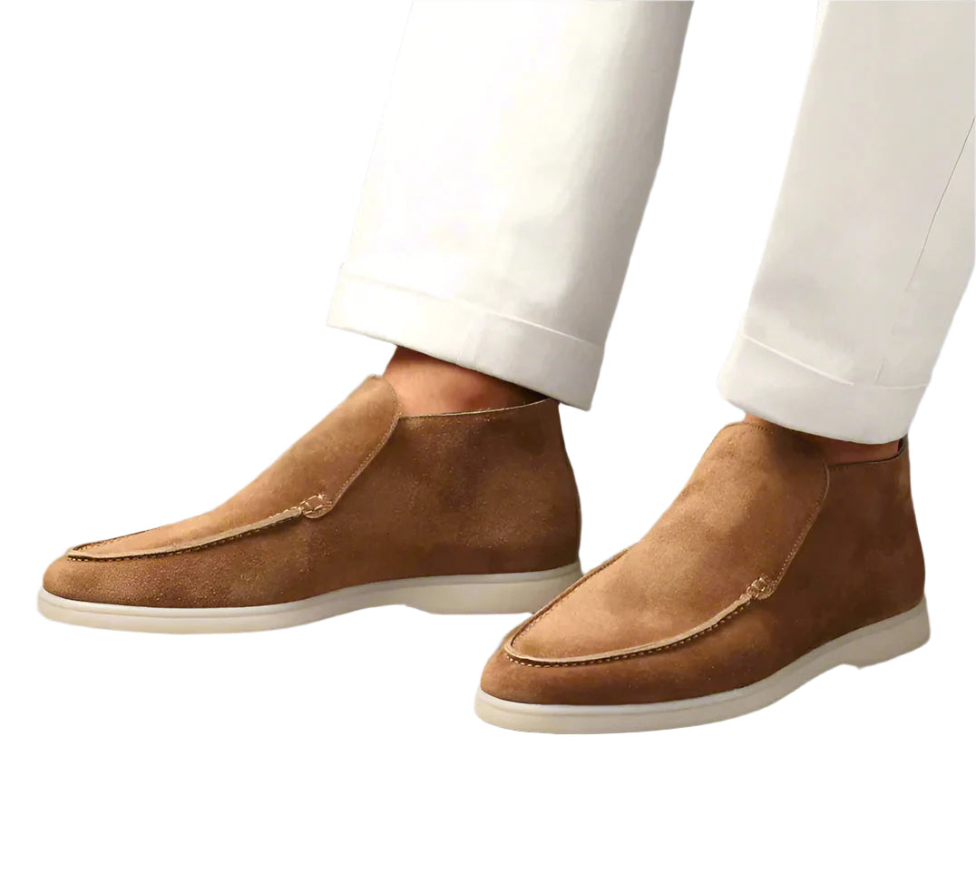 Zwarte Loafers Heren Suède Stijl Tijdloos - StudioMarella