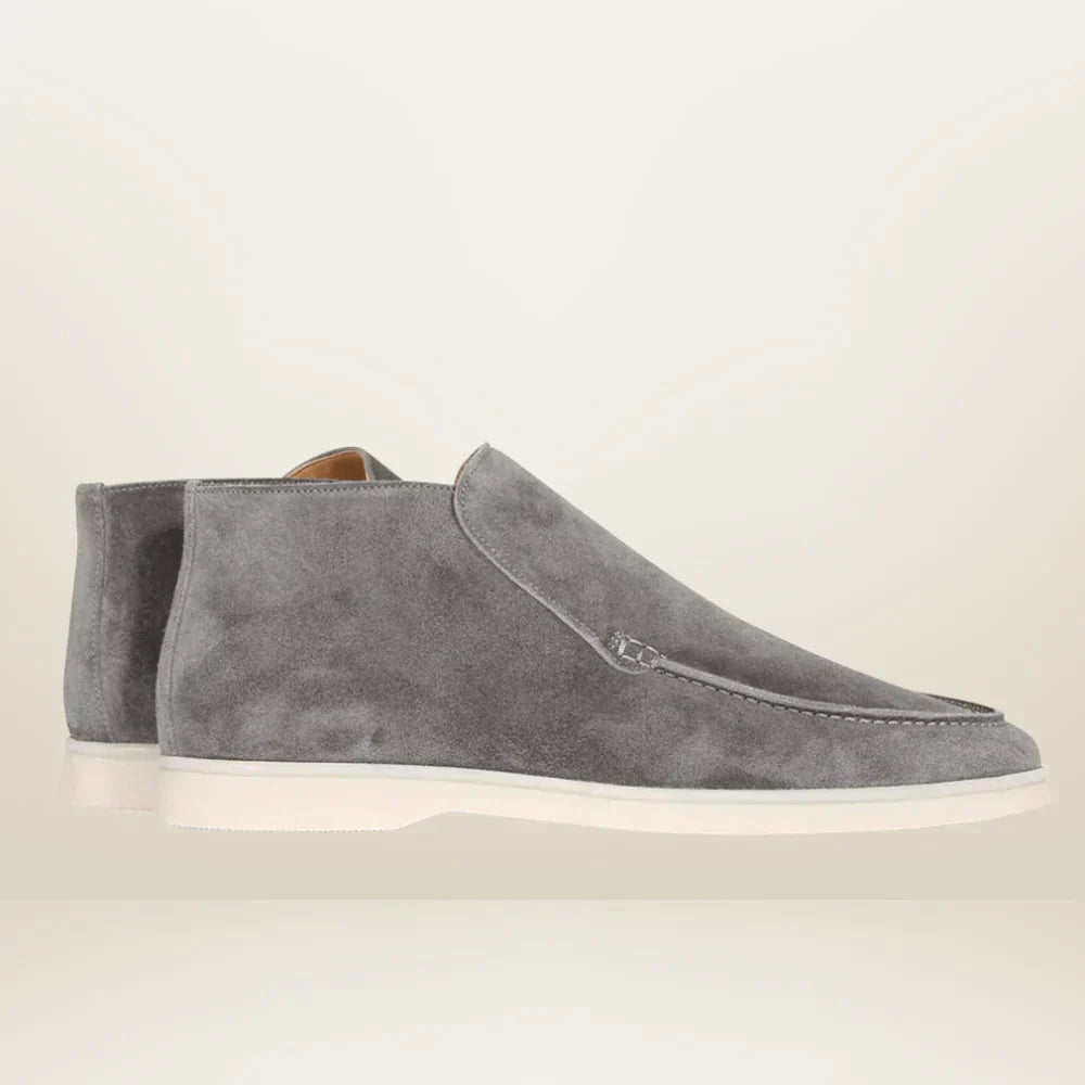 Zwarte Loafers Heren Suède Stijl Tijdloos