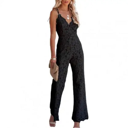 Dames Jumpsuit Kant Elegante Avondkleding - StudioMarella