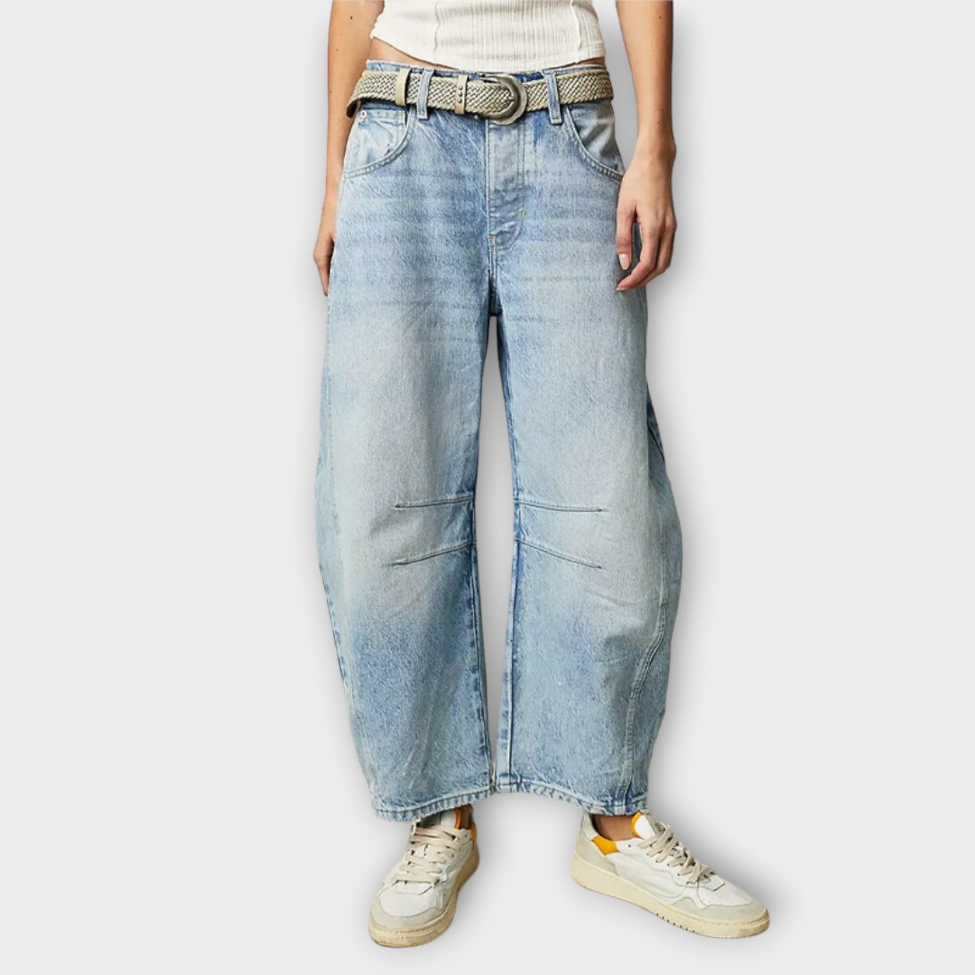 Wijde Pijpen Jeans Comfortabele Stijl voor Dames - StudioMarella