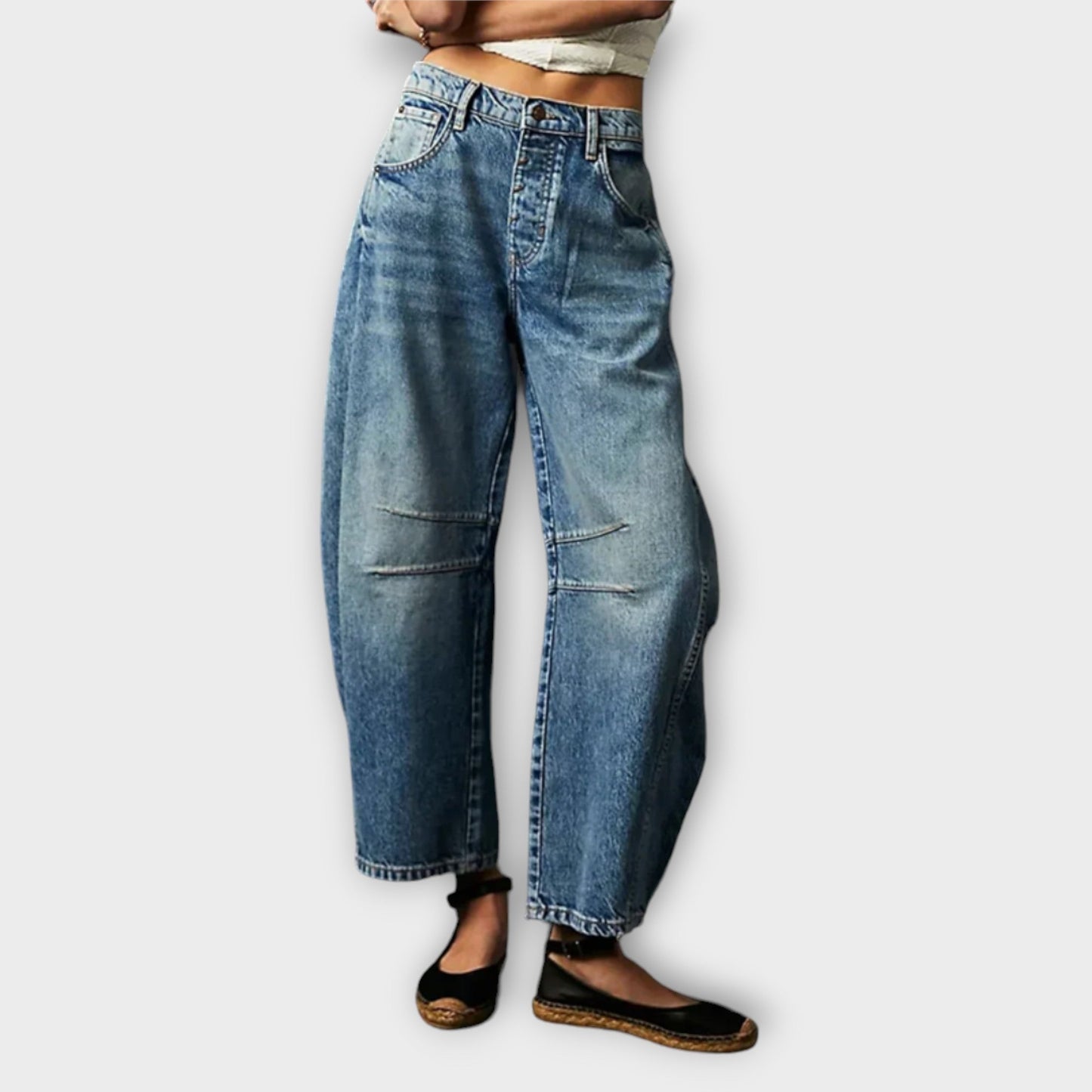 Sophia | Comfortabele & klassieke jeans met wijde pijpen 1