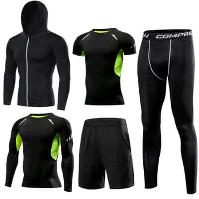 Heren Trainingspak Sneldrogend Elastisch Sportoutfit
