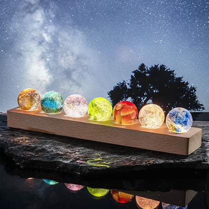 Kristal Lamp met Glow Effect