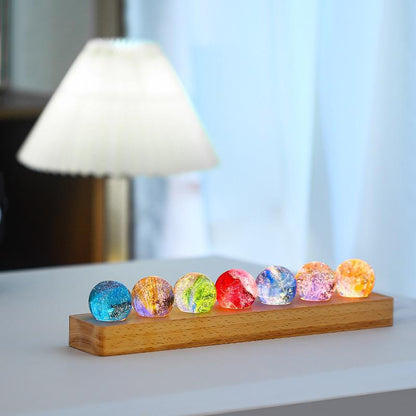 Kristal Lamp met Glow Effect