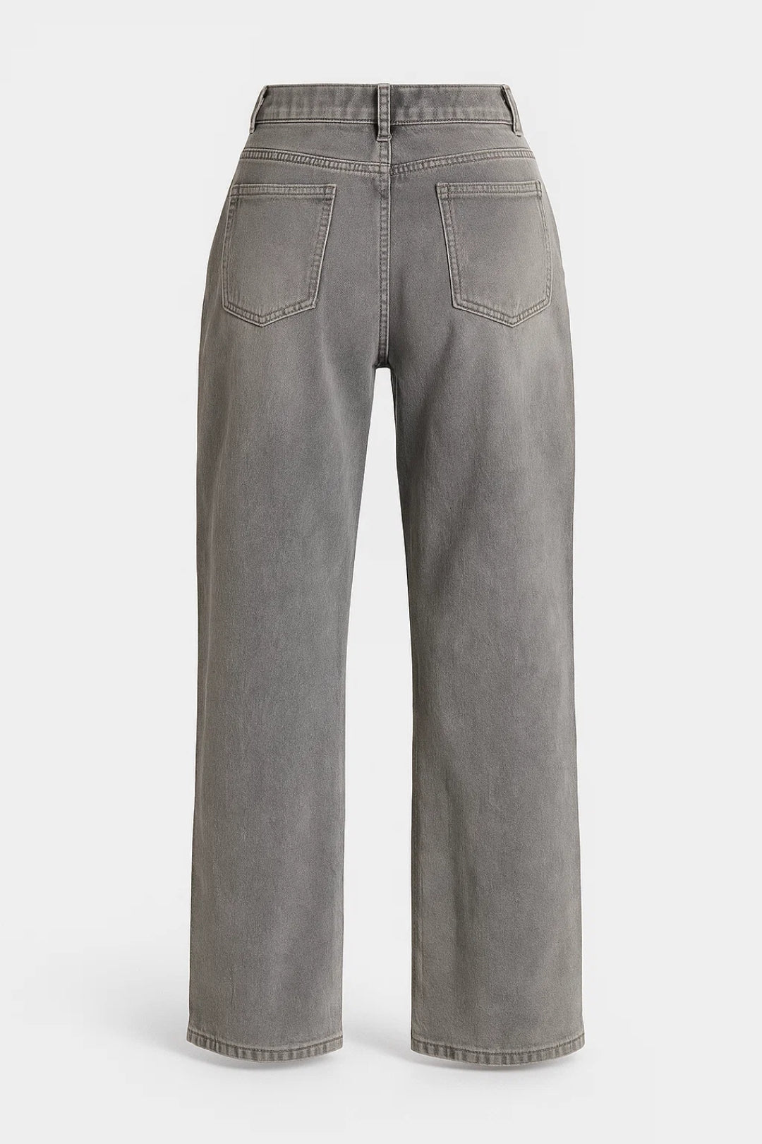 Dames Jeans Wide Leg Hoge Taille Rechte Pijpen Casual Stijl