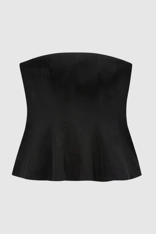Dames Top Zonder Bandjes Corset Fit Uitlopende Zoom - StudioMarella