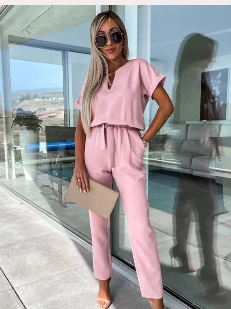 Zomer Jumpsuit Vrouw Zacht en Comfortabel