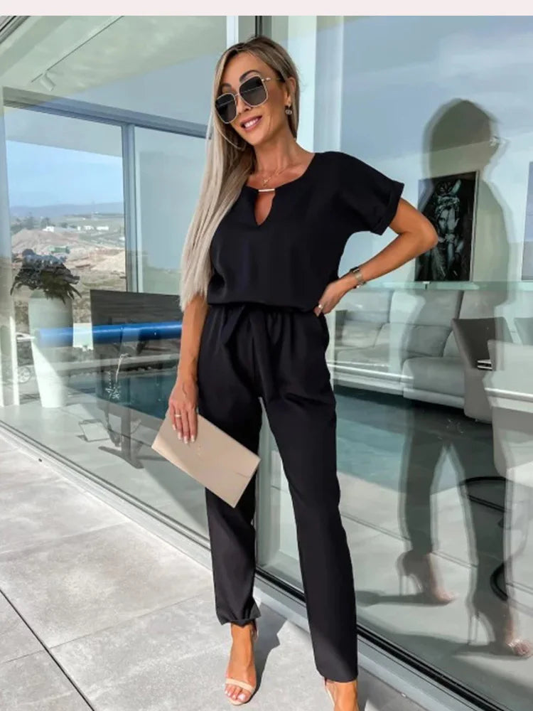 Vrouwelijke Zomer Jumpsuit Jurk Comfortabel