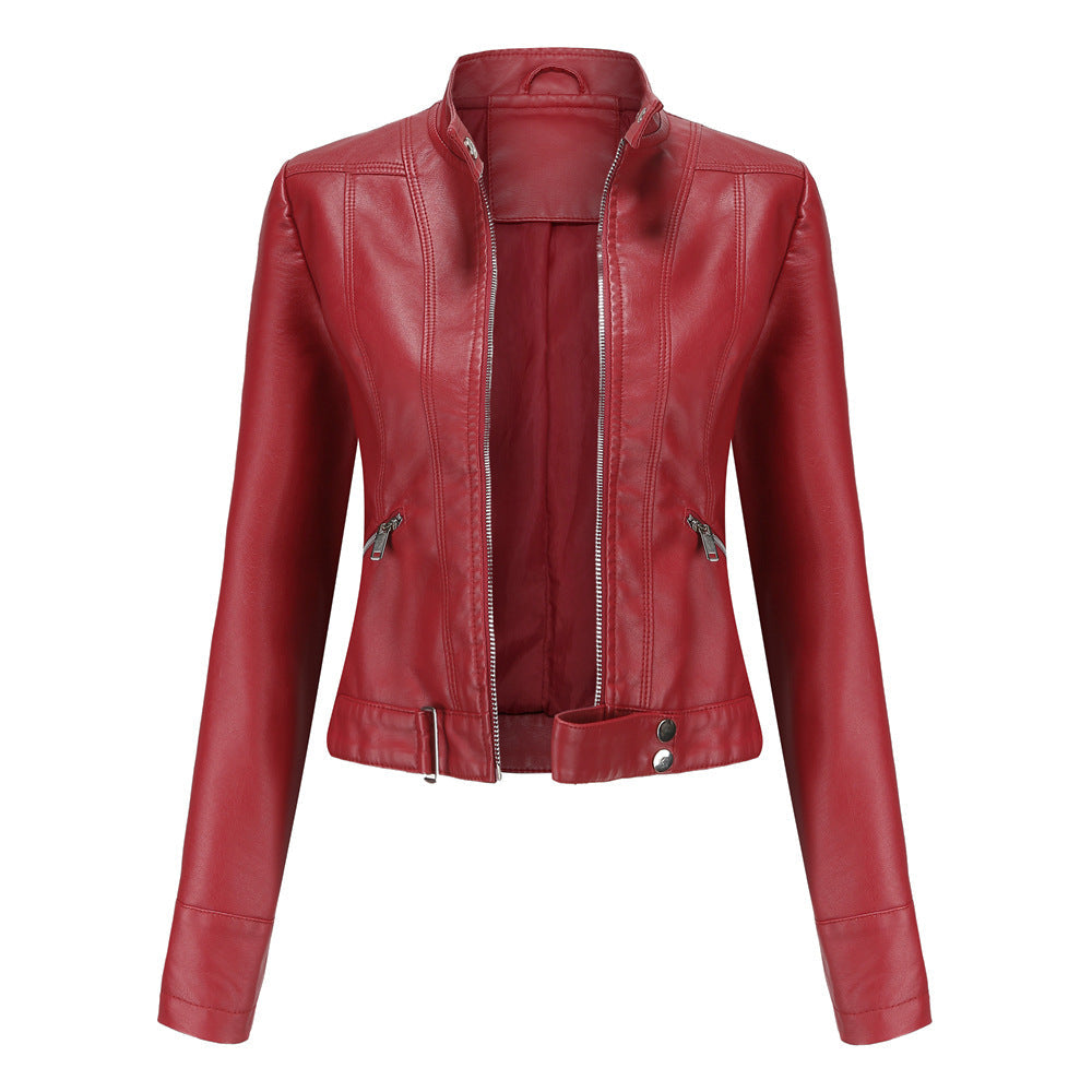 Dames Leren Jas Tijdloos & Elegante Look