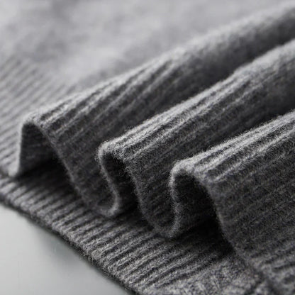 Heren Cashmere Vest Rits Elegante Snit