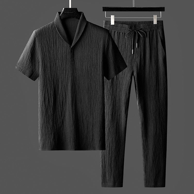 Heren Set Casual Luxe Kwaliteit met Textuur - StudioMarella