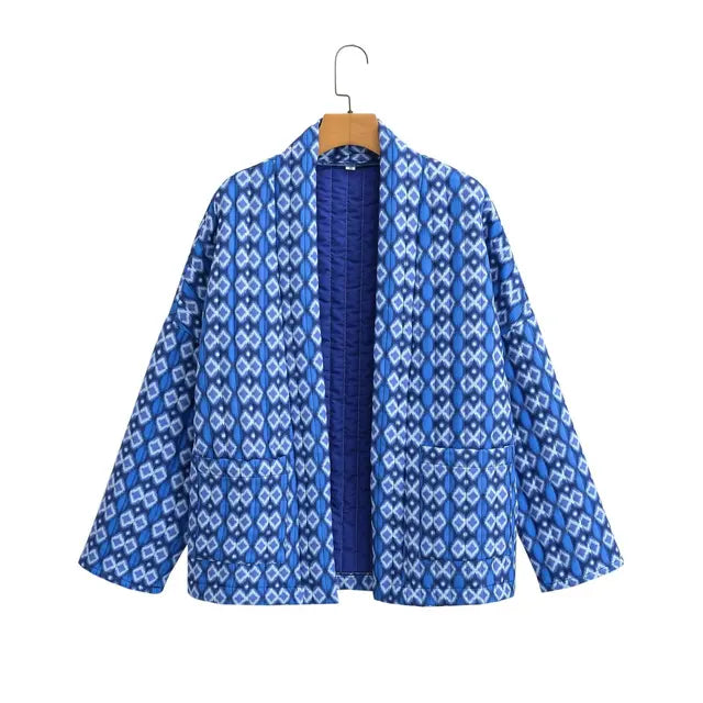 Vest voor Vrouwen met Unieke Bedrukking Retro Stijl