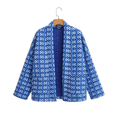 Vest voor Vrouwen met Unieke Bedrukking Retro Stijl