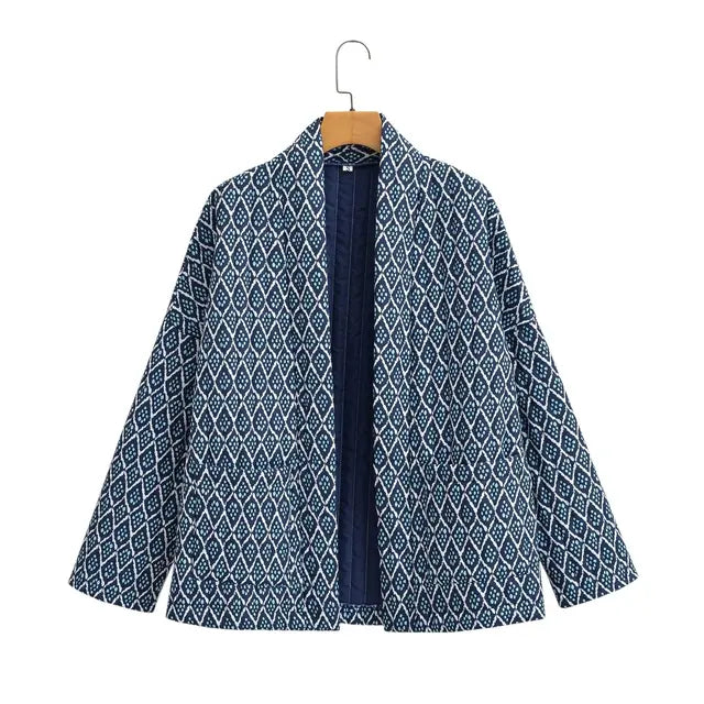 Vest voor Vrouwen met Unieke Bedrukking Retro Stijl