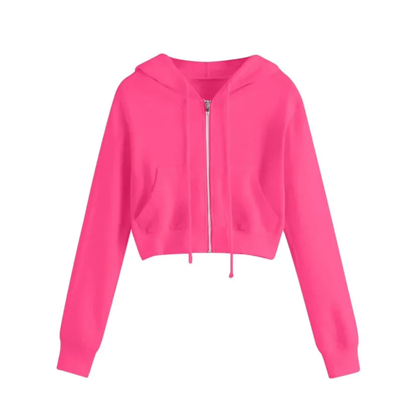 Korte Felpa met Kap voor Dagelijks Gebruik Elegante Stijl