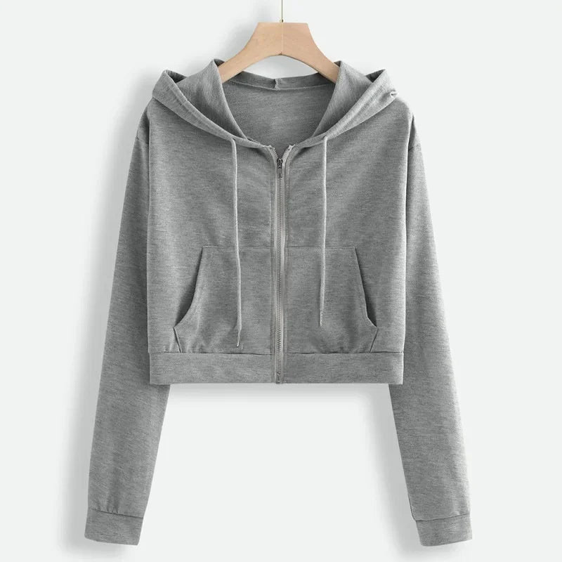 Korte Felpa met Kap voor Dagelijks Gebruik Elegante Stijl
