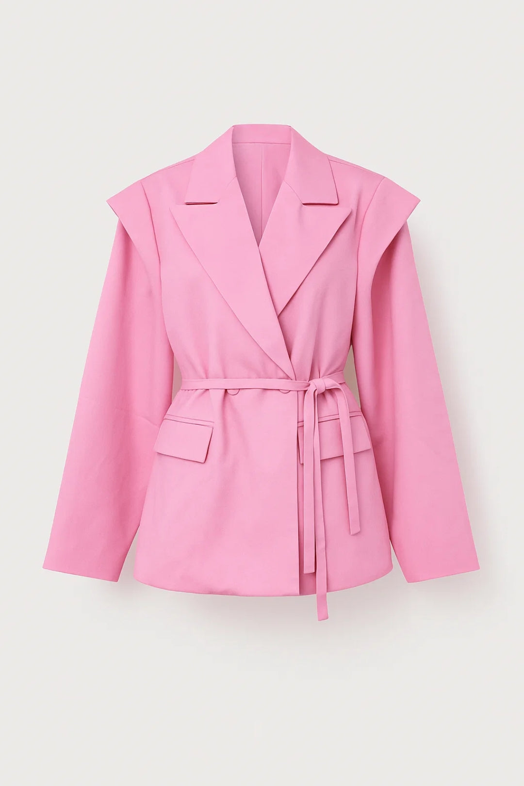 Dames Blazer Elegant Getailleerd met Ceintuur - StudioMarella