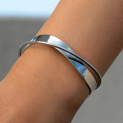 Goudkleurige Dames Armband met Kruis Verstelbaar
