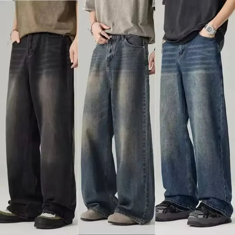 Casual Heren Broek Loose Fit Jeans