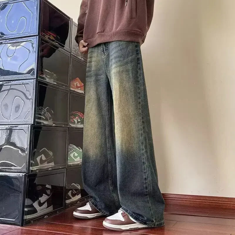 Casual Heren Broek Loose Fit Jeans