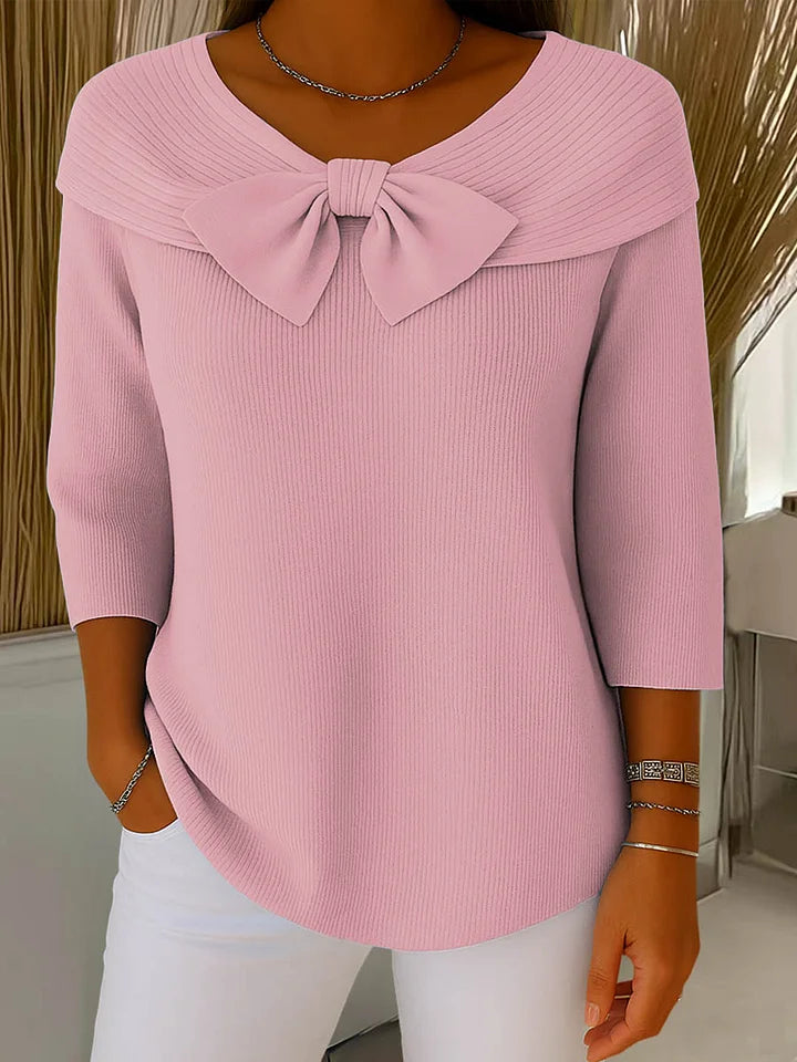 Top met strik Dames | Comfortabel & Flatterende halslijn