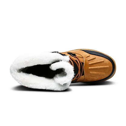Heren Winterlaarzen Warm Gevoerd Waterdicht met Antislipzool