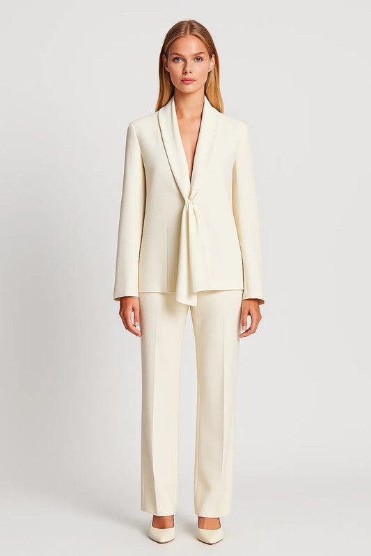 Dames Blazer Set - Getailleerde Blazer met Pantalon Elegant - StudioMarella