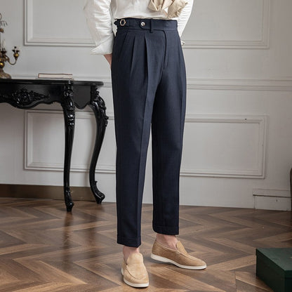 Heren Broek Hoge Taille Klassiek Elegant Design - StudioMarella