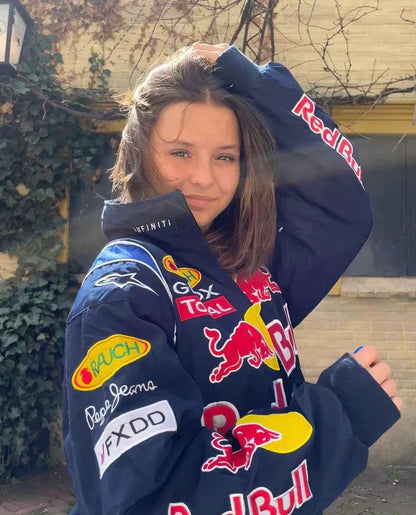 Unisex jas met hoge kraag en volledige ritssluiting