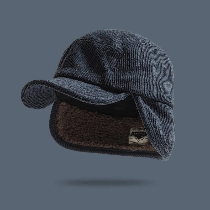 Warme Fleece Pet met Oorkleppen voor Heren