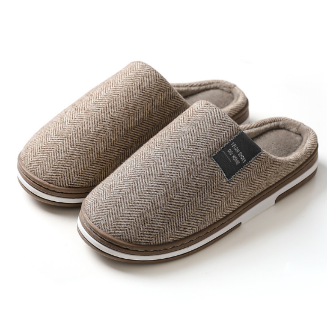 Heren Pantoffels Zacht en Warm met Antislip Zool - StudioMarella